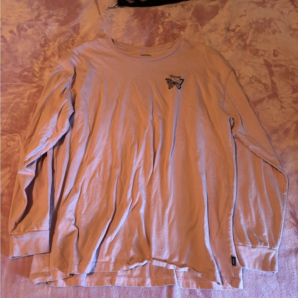 Vans X-Large Light Pink Long Sleeve Size XL
